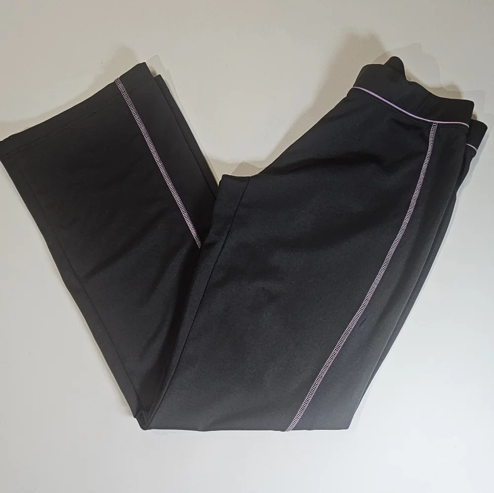 Nike Pants Womens Medium Grey Pink Yoga Gym Activewear